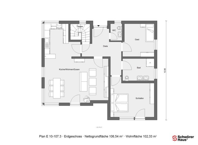 Bungalow Mit Schmetterlingsdach Pultdach Schw Rerhaus