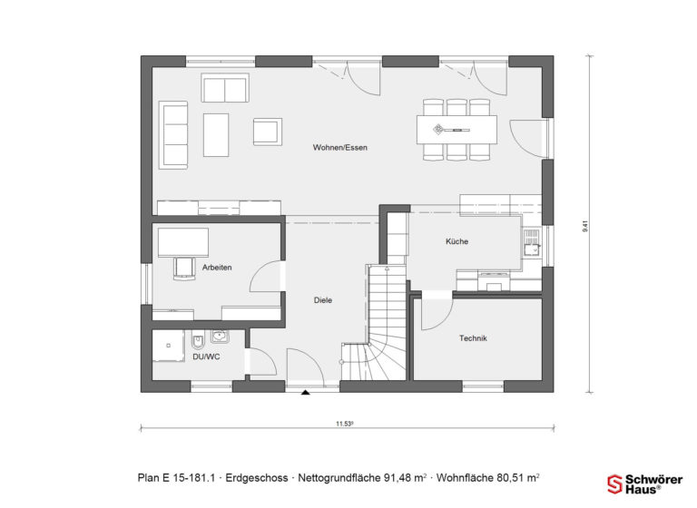 Classic house with pitched roof | SchwörerHaus