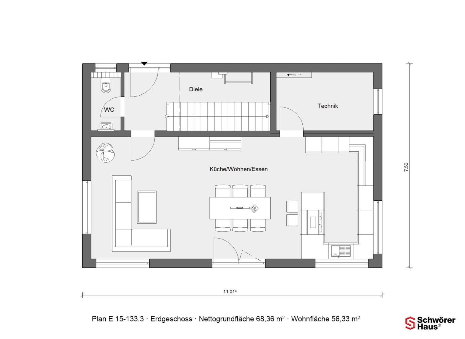 Schmales Fertighaus Bauen | SchwörerHaus