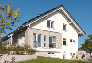 Plusenergie-Haus mit geringem Energieverbrauch