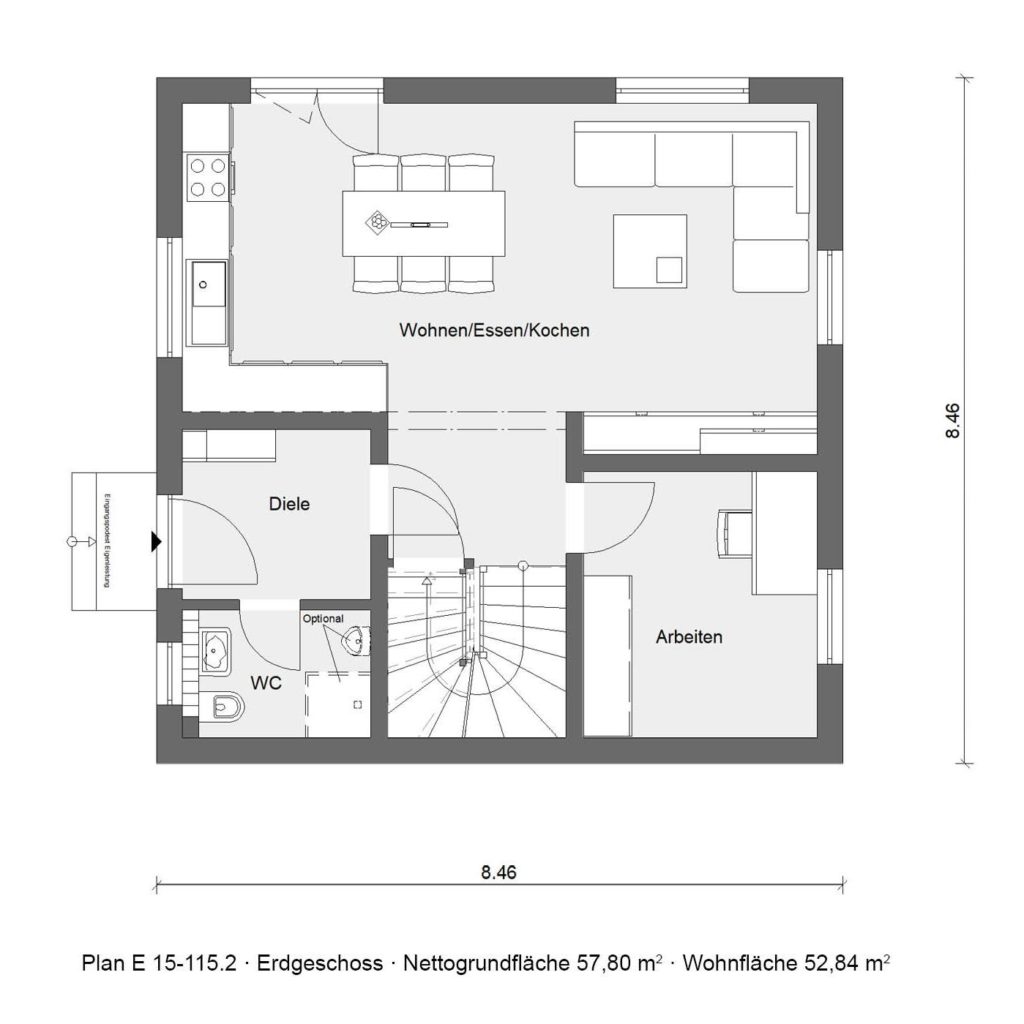 Aktionshaus Grundriss