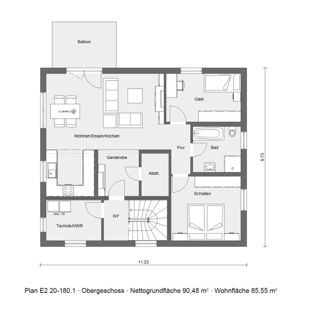 Aktionshaus Obergeschoss E2-20-180.1