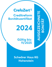 Ausgezeichnete Bonität für SchwörerHaus