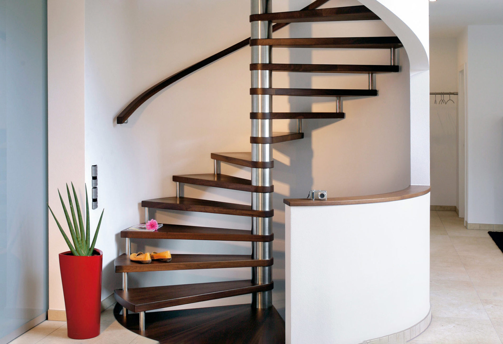 elegante Wendeltreppe