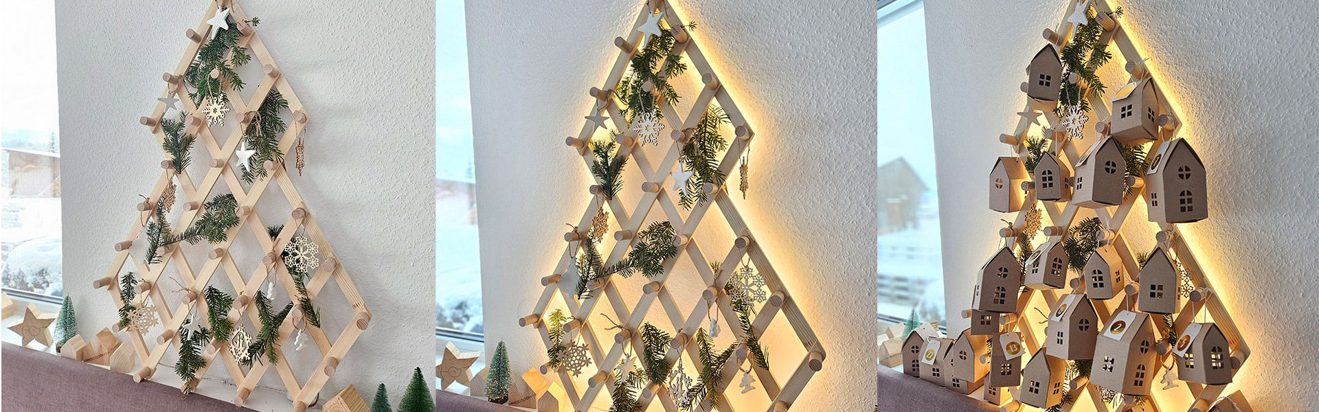 Holz-Weihnachtsbaum