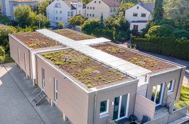 4 Tiny Houses als Aufstockung auf Garage