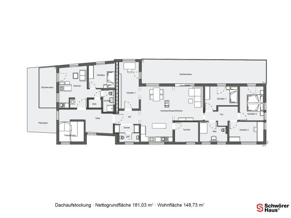 GrundrissDachaufstockung Hamburg