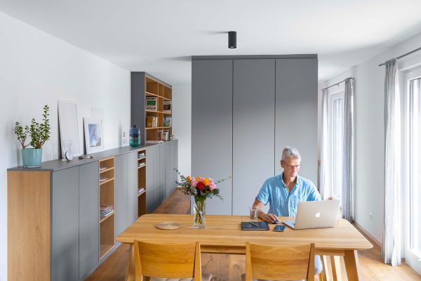 Home Office im Modulhaus Bungalow