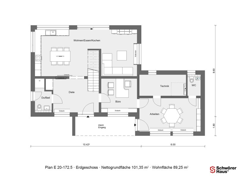 Schwoerer-Musterhaus in Bad Vilbel Erdgeschoss